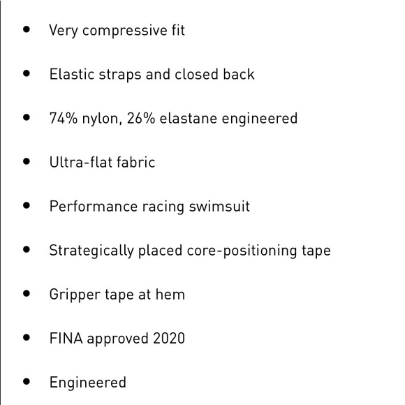 Adizero XX Closed-Back Swimsuit EK1329 size 22” - Picture 13 of 13